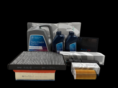 Oryginalny zestaw serwisowy BMW serii 5 do silnika B57 Olej 
