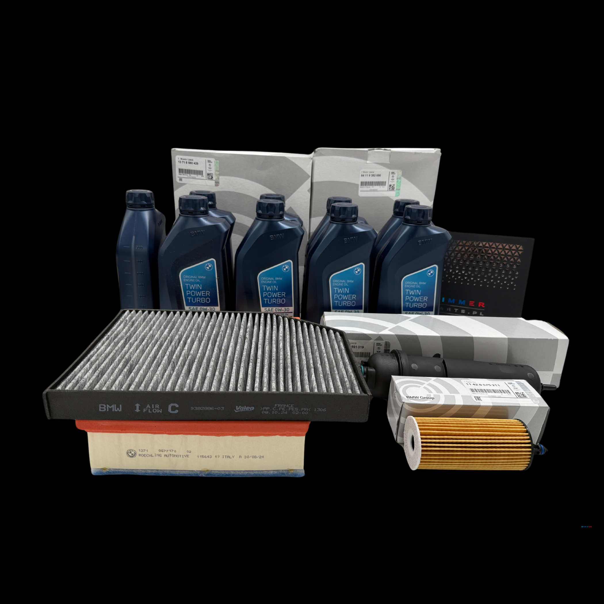 Oryginalny zestaw serwisowy BMW serii 5 do silnika B57 Olej
