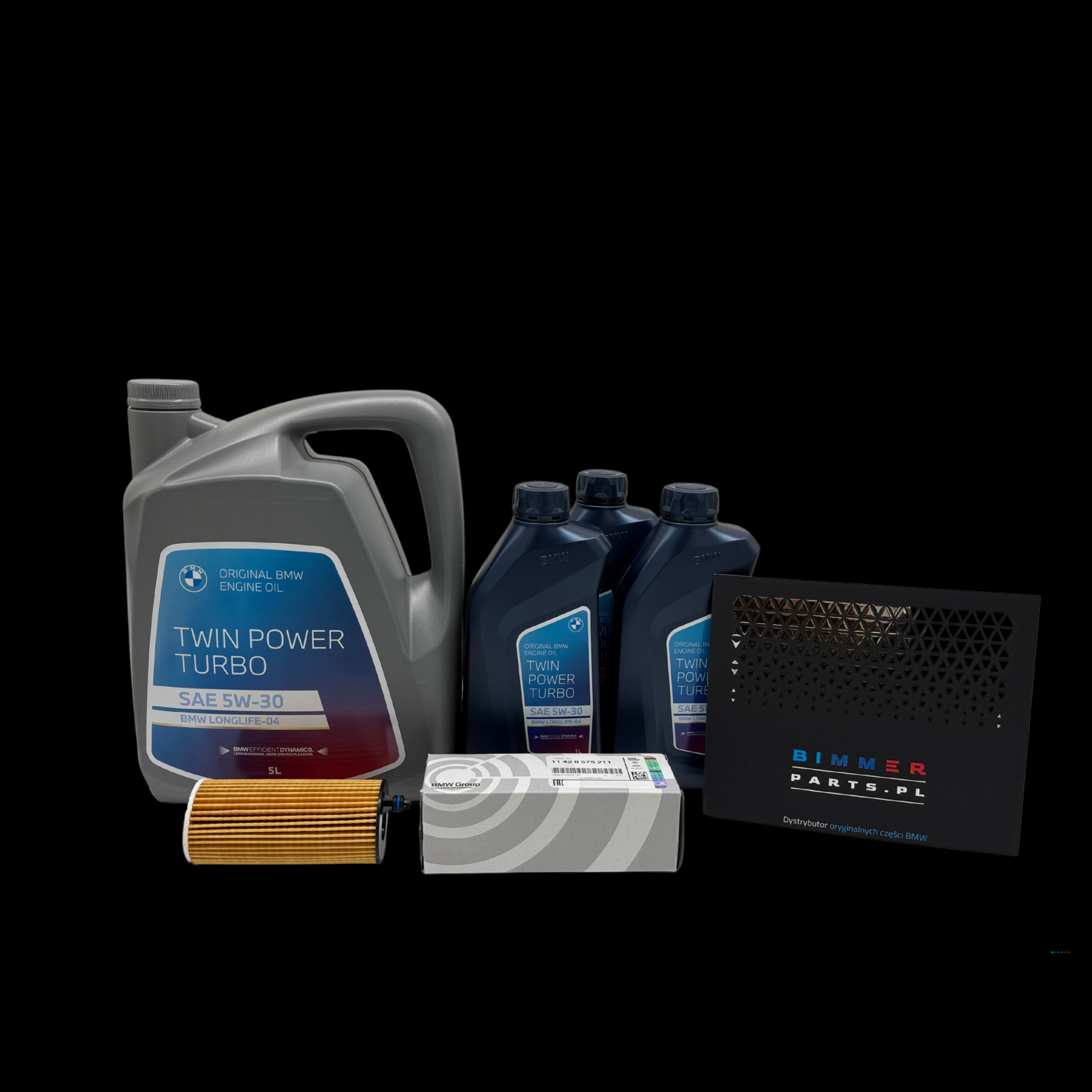 Oryginalny zestaw olejowy BMW X3 do silnika B58 Olej 8L 5W-3