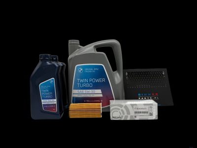 Oryginalny zestaw olejowy BMW X3 do silnika B57 Olej 7L 5W-3