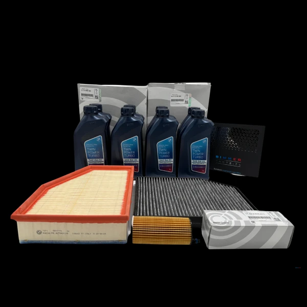 Oryginalny zestaw serwisowy BMW X4 do silnika B58 Olej 8L 0W