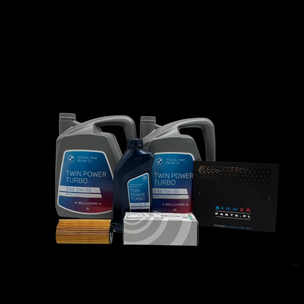 Oryginalny zestaw olejowy BMW X5 do silnika N63 Olej 11L 5W-