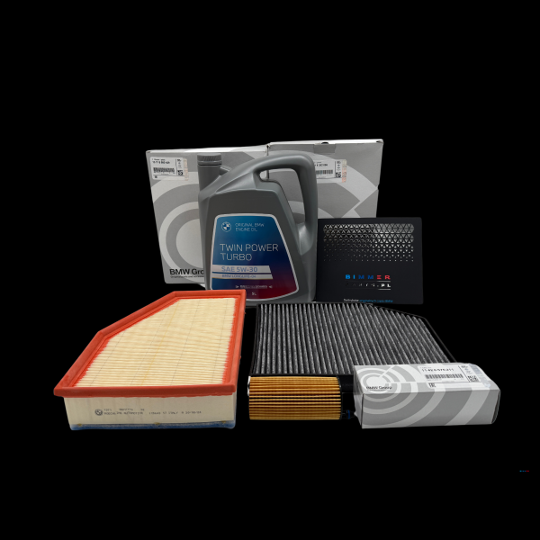 Oryginalny zestaw serwisowy BMW serii 2 do silnika B38 Olej 