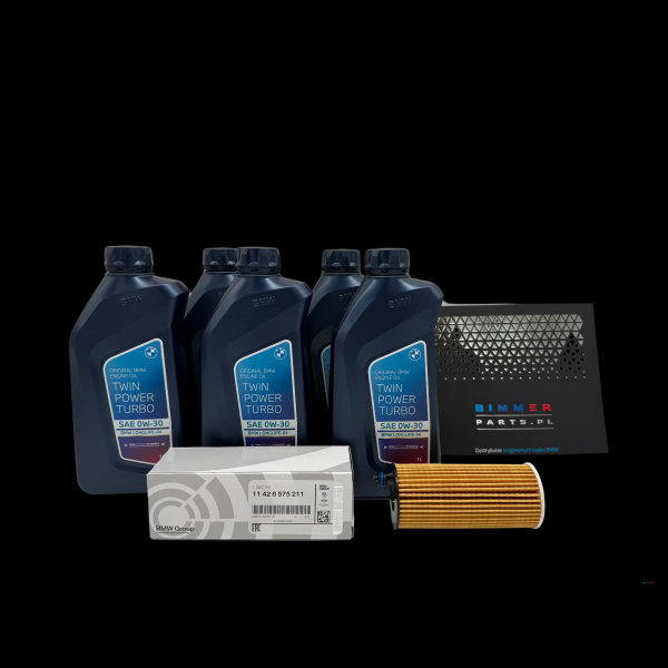 Oryginalny zestaw olejowy BMW X1 do silnika B38 Olej 5L 0W30
