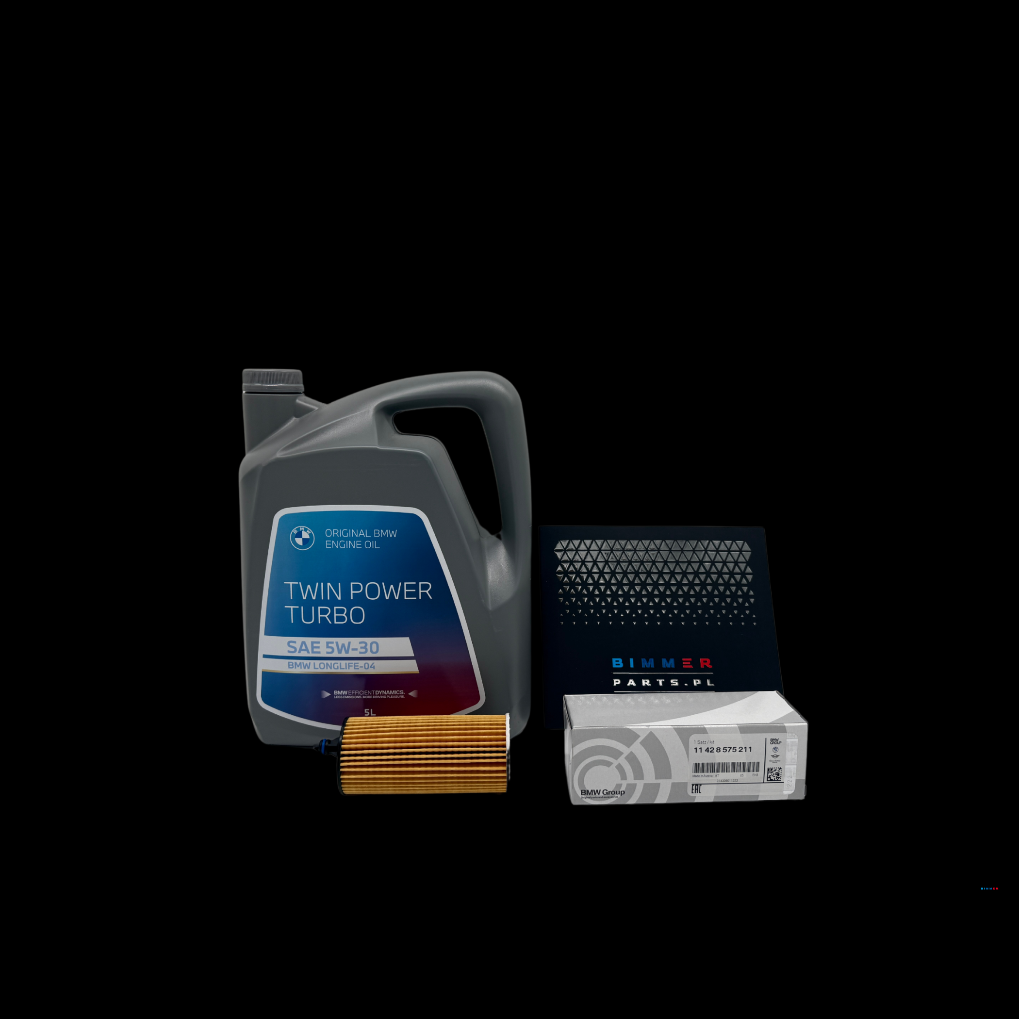 Oryginalny zestaw olejowy BMW X1 do silnika B37 Olej 5L 5W30