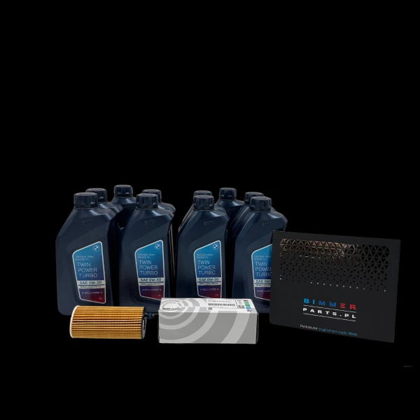 Oryginalny zestaw olejowy BMW M5 do silnika S63 Olej 10L 0W-