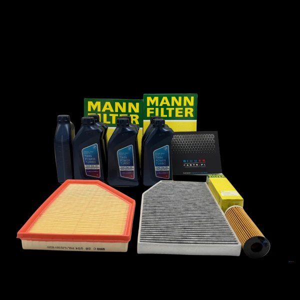 Zestaw serwisowy BMW X6 M do silnika S63 Olej 10L 0W30+Filtr