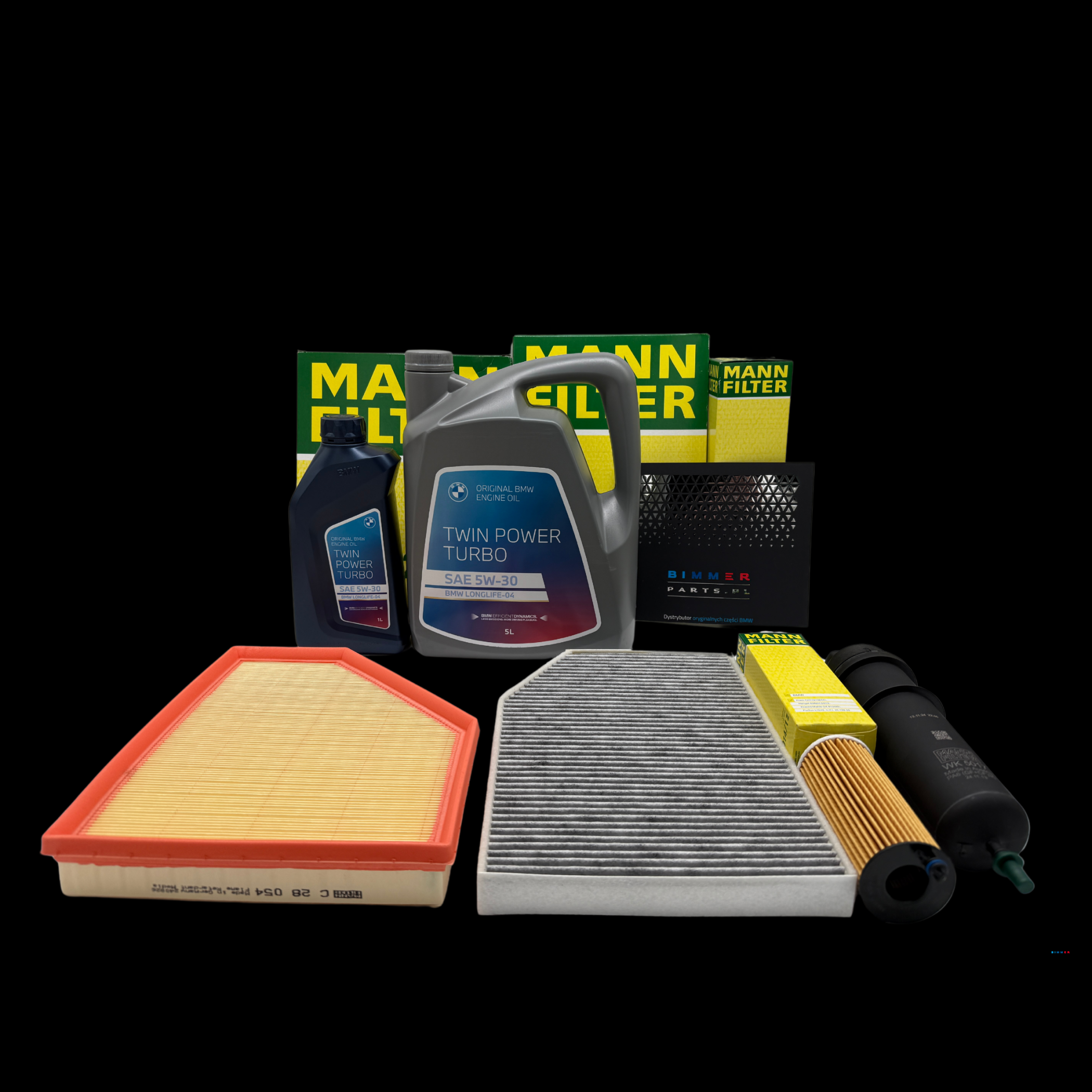 Zestaw serwisowy BMW serii 2 do silnika B47 Olej 6L 5W30+Fil