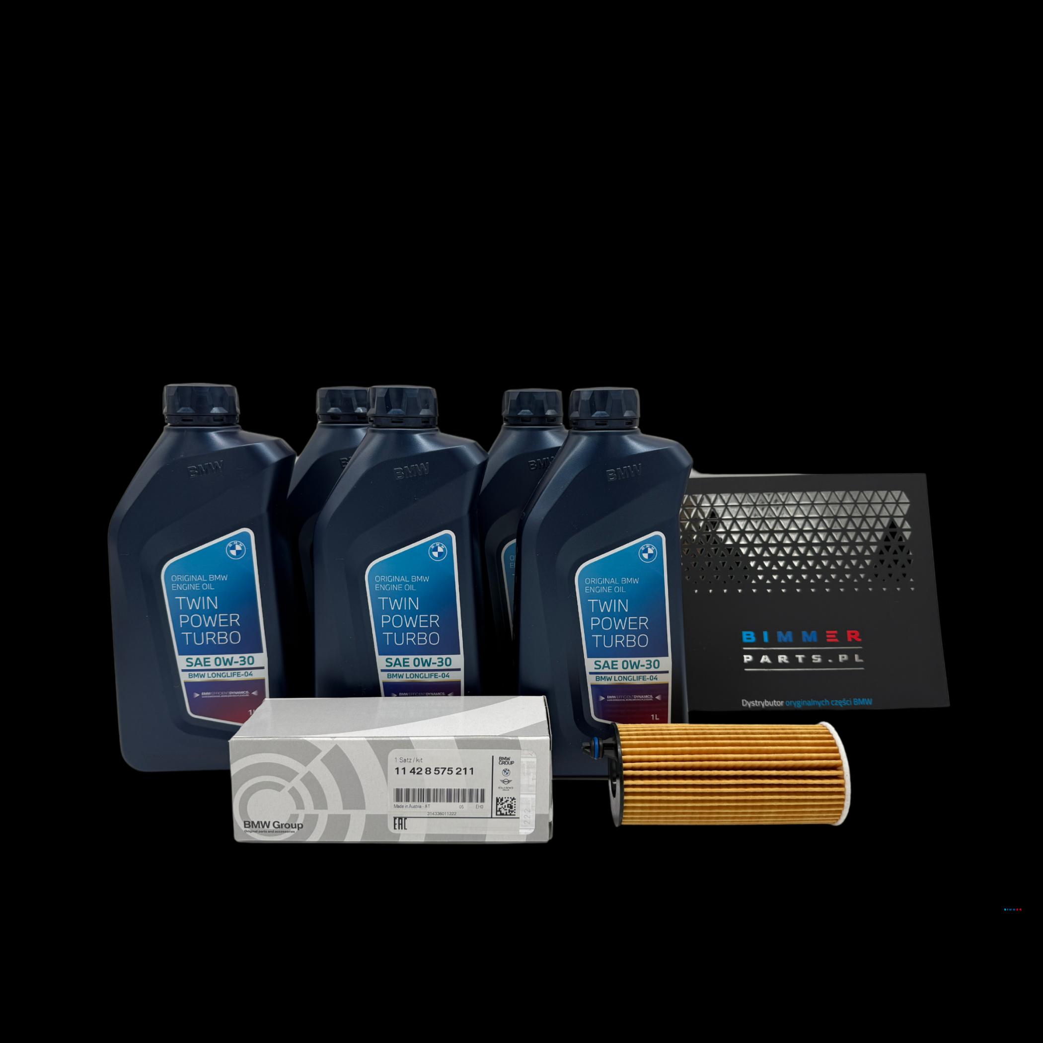 Oryginalny zestaw olejowy BMW X2 do silnika B37 Olej 5L 0W30