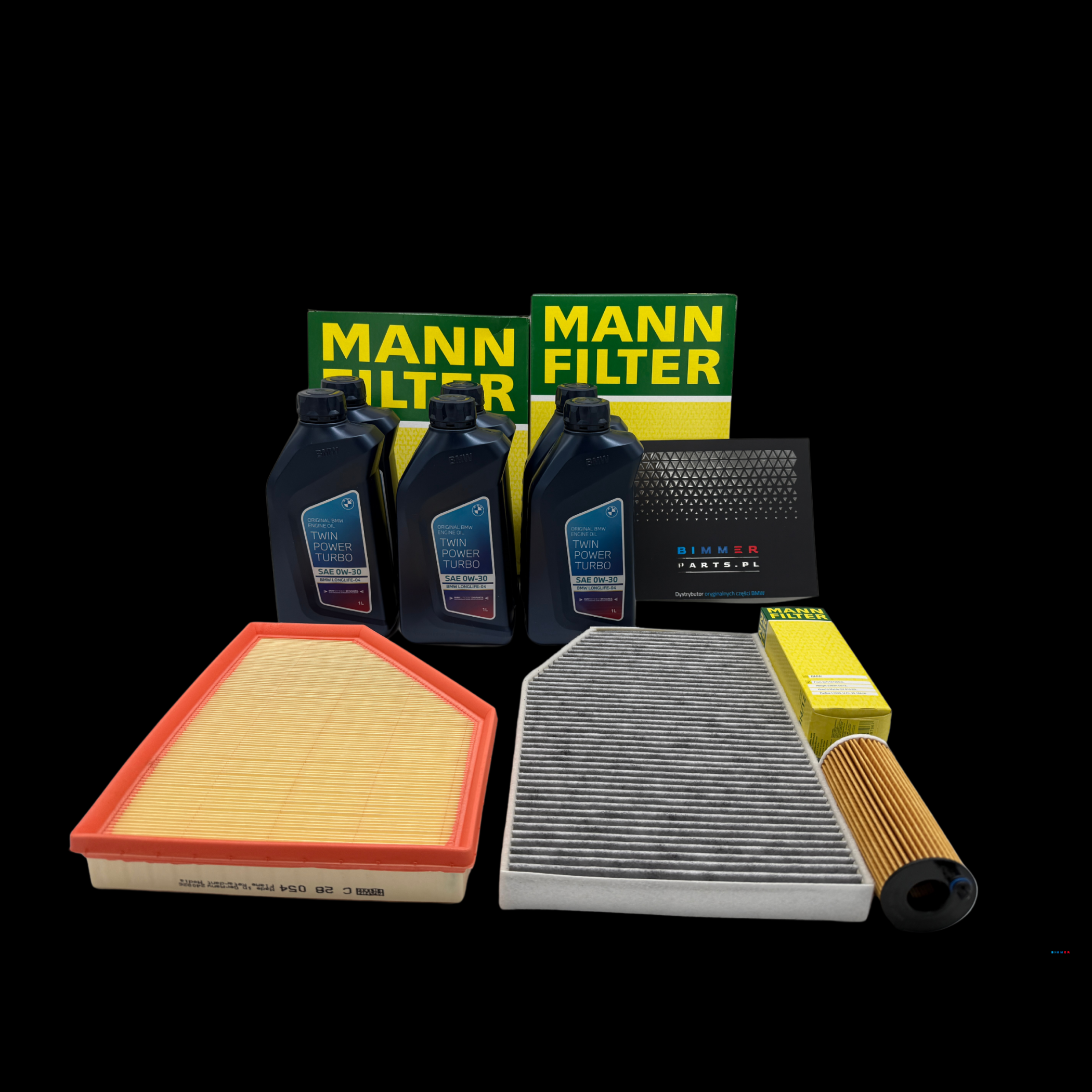 Zestaw serwisowy MINI Roadster do silnika N47 Olej 6L 0W30+F